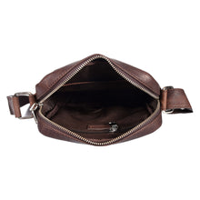 Load image into Gallery viewer, Sassora Premium Leather Men's Medium Crossbody Bag