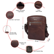 Load image into Gallery viewer, Sassora Premium Leather Casual Men's Crossbody