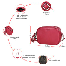Load image into Gallery viewer, Sassora Crossbody Leather Sling Bag For Women