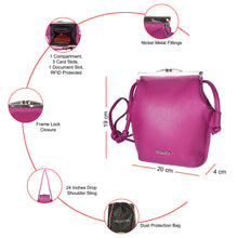 Load image into Gallery viewer, Sassora Premium Leather Fashionable Ladies Sling Bag