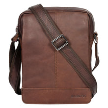 Load image into Gallery viewer, Sassora Premium Leather Men's Office Sling Bag