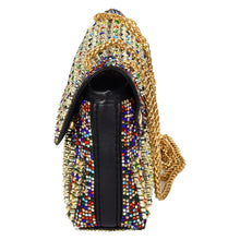 Load image into Gallery viewer, Sassora Stone & Beads Embellished Party Sling Bag
