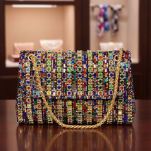 Load image into Gallery viewer, Sassora Stone & Beads Embellished Party Sling Bag