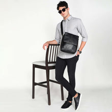 Load image into Gallery viewer, Sassora Genuine Leather Brass Antique Fittings Crossbody Bag