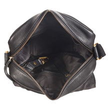 Load image into Gallery viewer, Sassora Genuine Leather Brass Antique Fittings Crossbody Bag