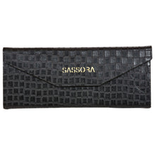 Load image into Gallery viewer, Sassora Genuine Leather Stylish Foldable Hidden Magnet Closure Spectacle Case