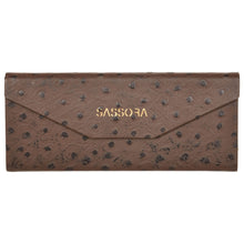 Load image into Gallery viewer, Sassora Premium Leather Stylish Foldable Medium Unisex Spectacle Case