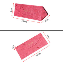 Load image into Gallery viewer, Sassora Premium Leather Stylish Foldable Medium Spectacle Case