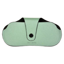 Load image into Gallery viewer, Sassora Premium Genuine Leather Sleek Spectacle Case with Snap Button Closure