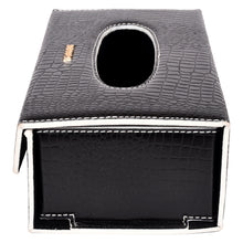 Load image into Gallery viewer, Sassora Premium Genuine Leather Rectangular Tissue Box Cover Holder