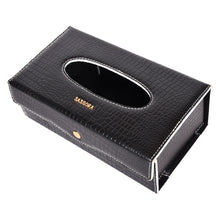 Load image into Gallery viewer, Sassora Premium Genuine Leather Rectangular Tissue Box Cover Holder