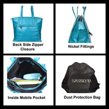 Load image into Gallery viewer, Sassora Premium Leather medium Tote Bag