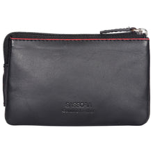 Load image into Gallery viewer, Sassora Premium Leather Small Travel Keychain Pouch