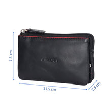 Load image into Gallery viewer, Sassora Premium Leather Small Travel Keychain Pouch