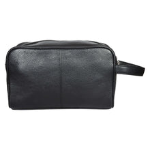 Load image into Gallery viewer, Sassora Premium Leather Unisex Toiletry Kit Pouch