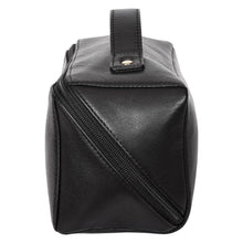 Load image into Gallery viewer, Sassora Premium Leather Zip Closure Toiletry Travel Pouch