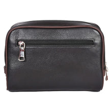 Load image into Gallery viewer, Sassora Premium Leather Unisex Small Toiletry Travel Pouch