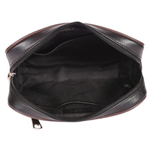 Load image into Gallery viewer, Sassora Premium Leather Unisex Small Toiletry Travel Pouch