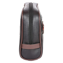 Load image into Gallery viewer, Sassora Premium Leather Unisex Small Toiletry Travel Pouch
