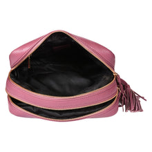 Load image into Gallery viewer, Sassora Premium Leather Women Travel Toiletry Pouch