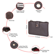 Load image into Gallery viewer, Sassora Premium Leather Unisex Small Handy Travel Pouch