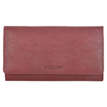 Load image into Gallery viewer, Sassora Genuine Leather Women RFID Protected Medium Travel Wallet