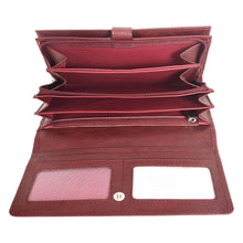 Load image into Gallery viewer, Sassora Genuine Leather Women RFID Protected Medium Travel Wallet