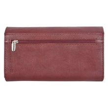 Load image into Gallery viewer, Sassora Genuine Leather Women RFID Protected Medium Travel Wallet