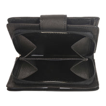 Load image into Gallery viewer, Sassora Genuine Leather Women and Girls RFID Protected Black Wallet