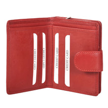 Load image into Gallery viewer, Sassora Genuine Leather Women RFID Protected Wallet (6 Card Slots)