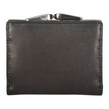 Load image into Gallery viewer, Sassora Genuine Leather Small Size Girls Black RFID Protected Wallet