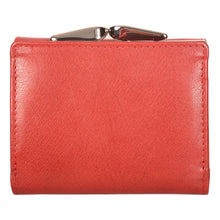 Load image into Gallery viewer, Sassora Genuine Leather Small Size Red RFID Protected Wallet (4 Card Holders)