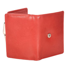 Load image into Gallery viewer, Sassora Genuine Leather Small Size Red RFID Protected Wallet (4 Card Holders)