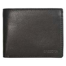 Load image into Gallery viewer, Sassora Genuine Leather Small Black Wallet for Men and Women