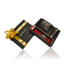 Load image into Gallery viewer, Sassora Brown Genuine Leather Men's Wallet, Keychain and Rakhi Combo Set(SSRA2 Gift-for Him)