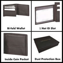 Load image into Gallery viewer, Sassora Genuine Leather RFID Medium Men's Wallet with 6 Card Slots