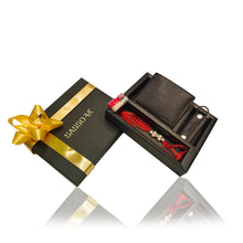 Load image into Gallery viewer, Sassora Dark Brown Genuine Leather Men's Wallet, Keychain and Rakhi Combo Set(SSRA4 Gift-for Him)