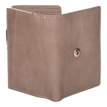 Load image into Gallery viewer, Sassora Genuine Leather Medium Size Beige RFID Protected Women Wallet ( 5 Card Slots)