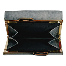 Load image into Gallery viewer, Sassora Genuine Leather Medium Green RFID Clasp Lock Ladies Wallet