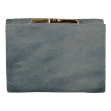 Load image into Gallery viewer, Sassora Genuine Leather Medium Green RFID Clasp Lock Ladies Wallet