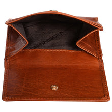 Load image into Gallery viewer, Sassora Genuine Leather Small Brown RFID Protected Women Wallet