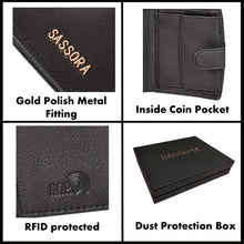 Load image into Gallery viewer, Sassora Premium Leather Small RFID Protected girls wallet