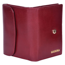 Load image into Gallery viewer, Sassora Genuine Leather Medium RFID Wallet For Women