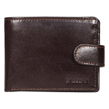 Load image into Gallery viewer, Sassora Genuine Leather Medium Brown RFID Protected Men Wallet (3 Card Slots)