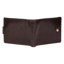 Load image into Gallery viewer, Sassora Genuine Leather Medium Brown RFID Protected Men Wallet (3 Card Slots)