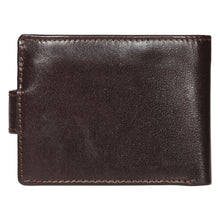 Load image into Gallery viewer, Sassora Genuine Leather Medium Brown RFID Protected Men Wallet (3 Card Slots)
