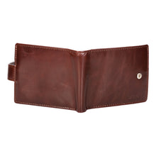 Load image into Gallery viewer, Sassora Premium Leather Medium Snap Closure RFID Wallet For Men