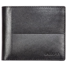 Load image into Gallery viewer, Sassora Genuine Leather Medium Bifold Men's RFID Wallet