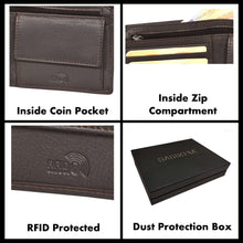 Load image into Gallery viewer, Sassora Premium Leather Medium RFID Boys Wallet

