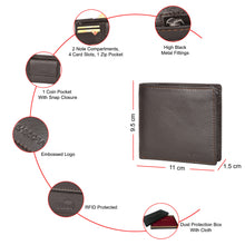 Load image into Gallery viewer, Sassora Premium Leather Medium RFID Boys Wallet